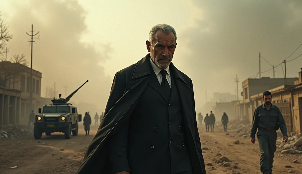 Images of conflicts in the Middle East, Israel being highlighted as a nation at war, but with a charismatic leader emerging from the shadows, bringing promises of peace.