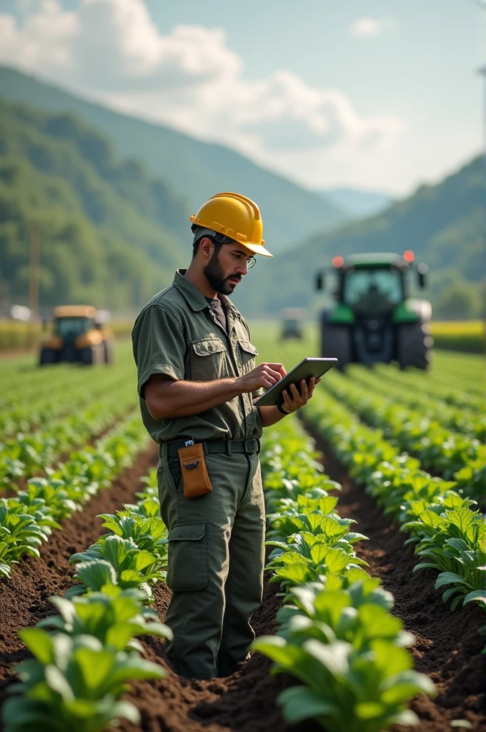 An agricultural engineer 