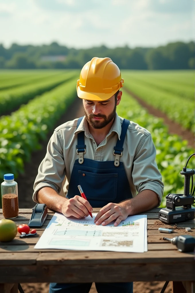 An agricultural engineer 