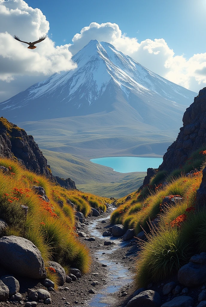 Various images of Cotopaxi National Park
