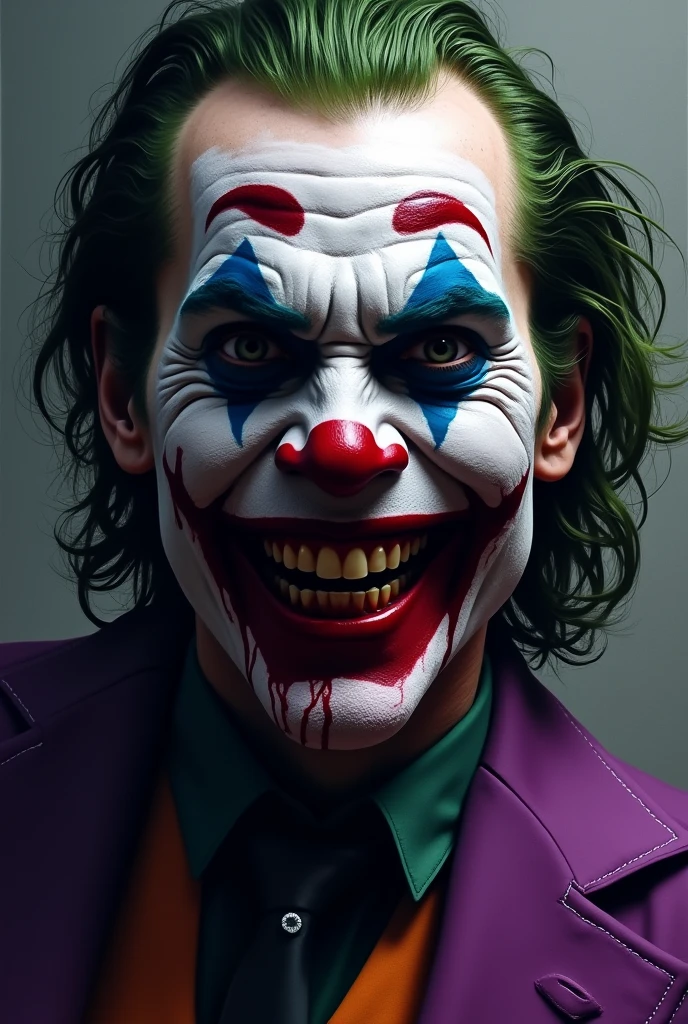 Bleeding purple Joker