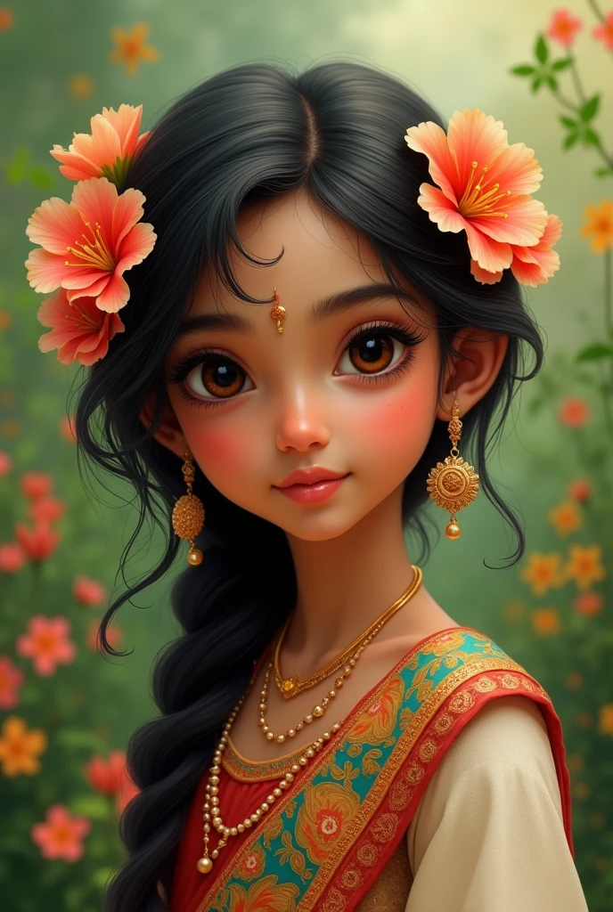 A cute indian girl