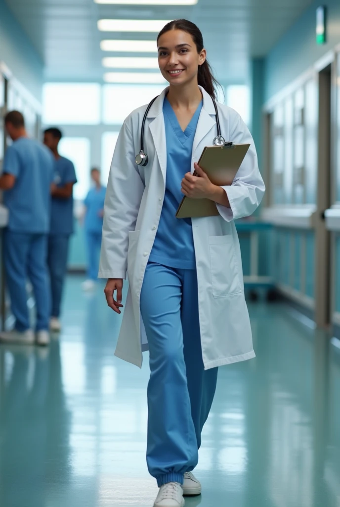 Junior woman doctor in hospital 