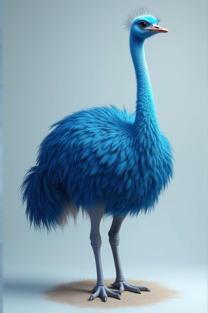 Blue Ostrich