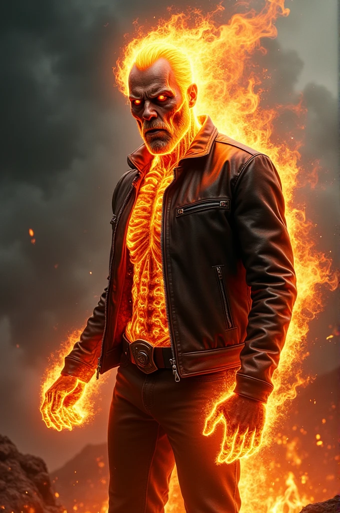 actor jensen ackles as ghost rider