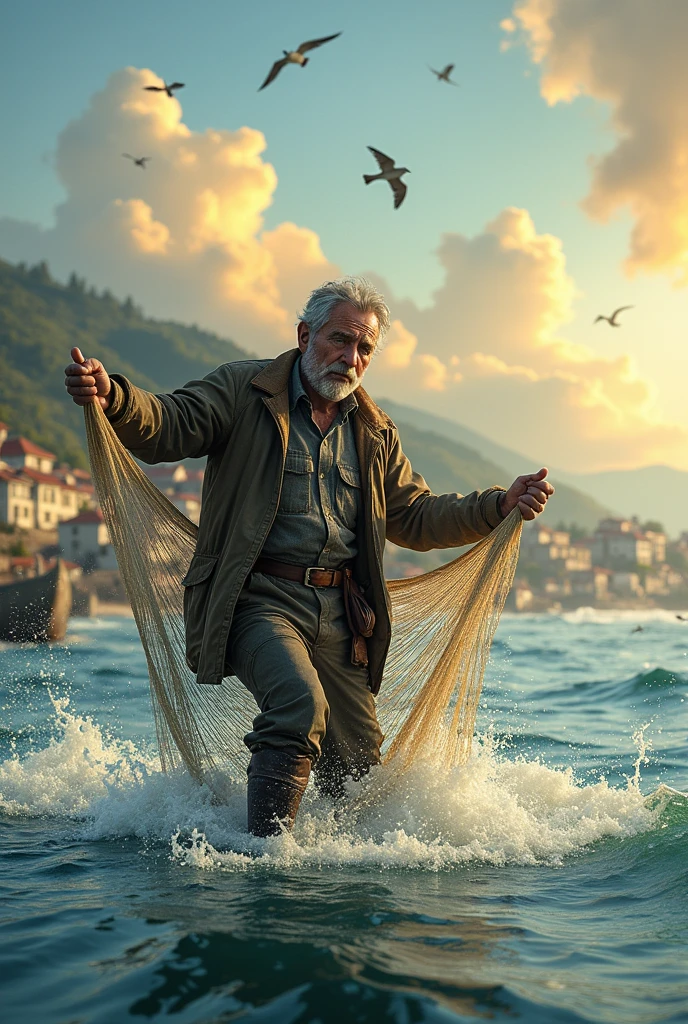IMAGE OF A FISHERMAN 
