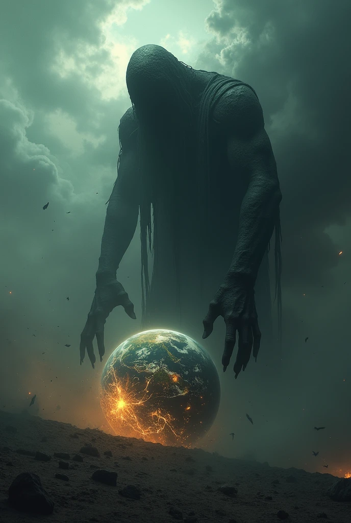 Human killing earth 