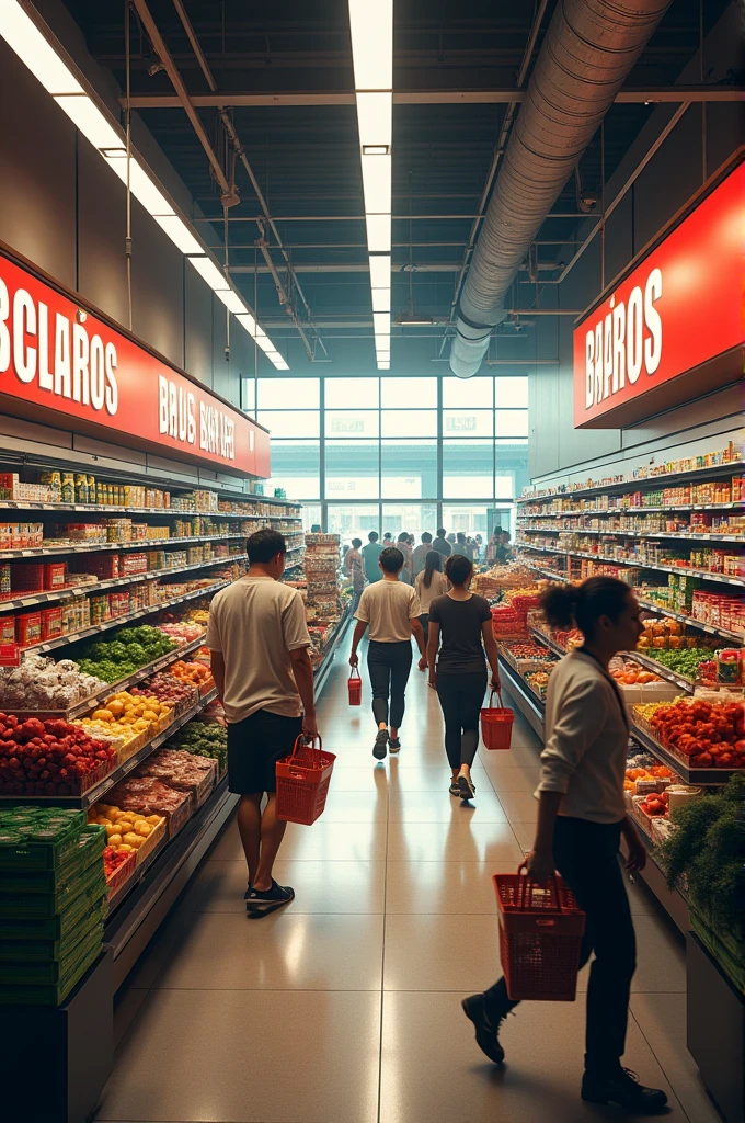 Ycua Bolaños Supermarket before the fire 