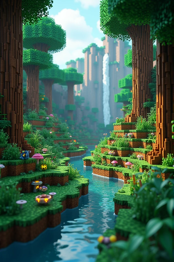 Jungle biome in minecarft