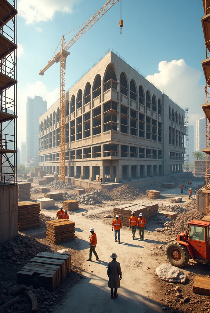 Ycua Bolaños Supermarket under construction
