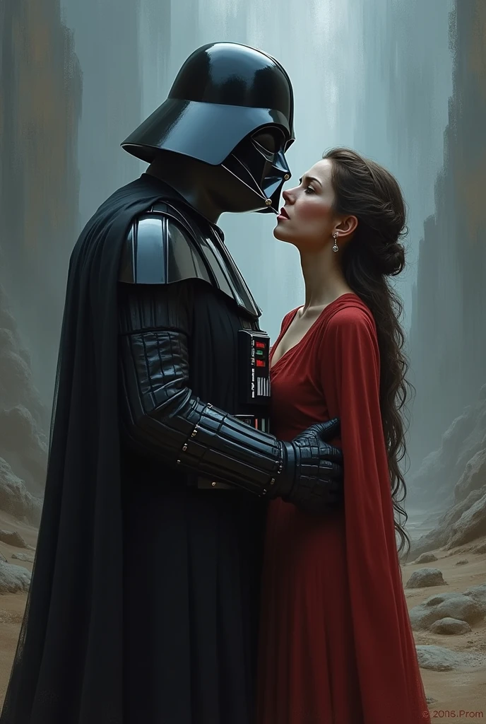 Darth vader (anakin) y padme desamor odio amor