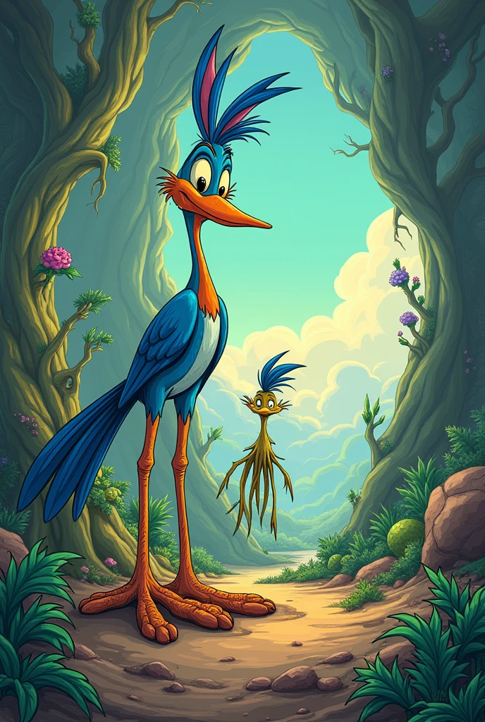 Road Runner Mandrake drawing 
