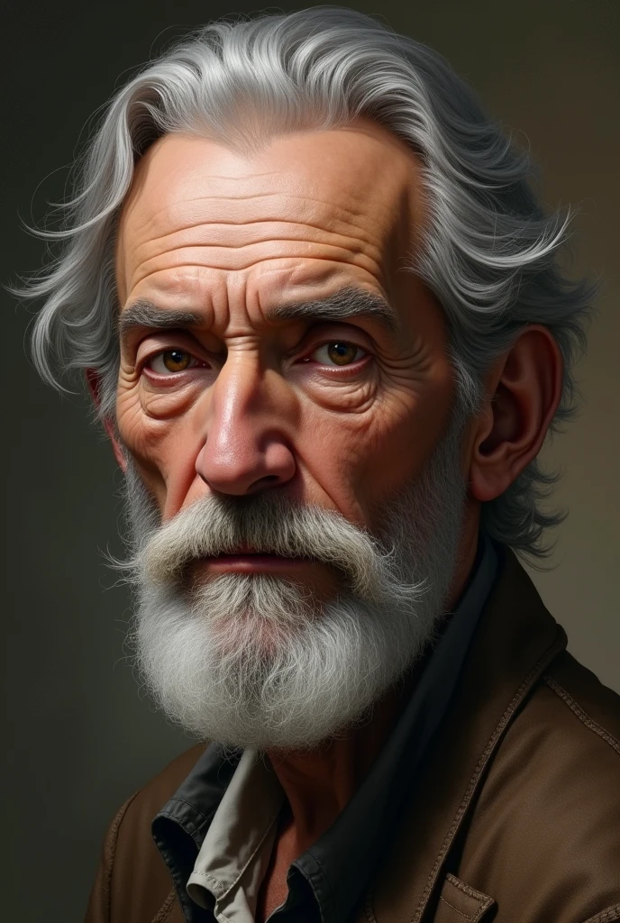 2. **Abel Trelawny**:
- **Appearance**: Abel Trelawny is a stubborn and elderly archaeologist. He likely has a weather-beaten face, with wrinkles that suggest his experience and wisdom. His hair could be gray or white, with eyes that gleam with intellectual curiosity. He might have a serious countenance, with a gray beard or mustache that complements his scholarly appearance.