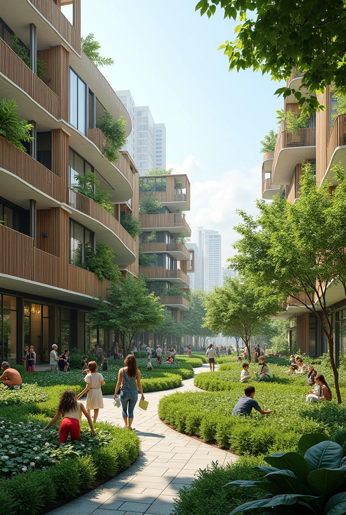 Take photos of urban proposals with community gardens 