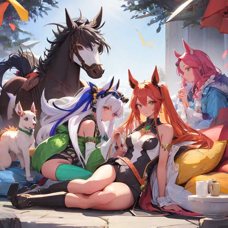 animal illustrations,mixed species,different kinds of animals,various species,diverse animals,digimon evolution,Ultimate Evolution,perfect body,ultimate body,horse,There is personification,digimon evolution,Ultimate Evolution,perfect body,ultimate body,UFO,There is a horse,There is personification animation comprehensive,Multiple animal races,Fully anthropomorphic(Beast ears and tail),Lots of beauties,Many dancers,Lots of beauties