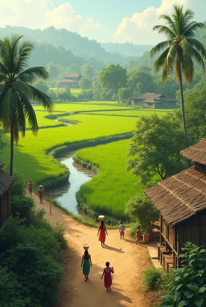 আমাকে একটি গ্রামের ছবি দিন।