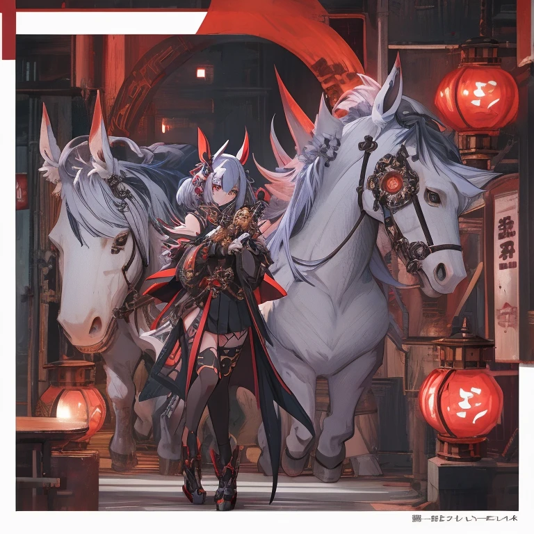 animal illustrations,mixed species,different kinds of animals,various species,diverse animals,digimon evolution,Ultimate Evolution,perfect body,ultimate body,horse,There is personification,digimon evolution,Ultimate Evolution,perfect body,ultimate body,UFO,There is a horse,There is personification animation comprehensive,Multiple animal races,Fully anthropomorphic(Beast ears and tail),Lots of beauties,Many dancers,Lots of beauties A group of anime girls with big breasts, Azure Lane style, Anime cover, Characters in Azur route, Achgau, Onmyoji, From《Azur route》video game, Oppein, Edge, fleet collection style, Oppein cyberpunk, Fleet Assemble Arcade, biomechanical Oppein, Edge anime style