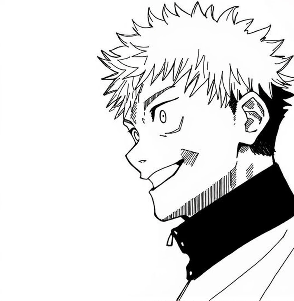 Color a picture of Yuji Itadori for an emote
