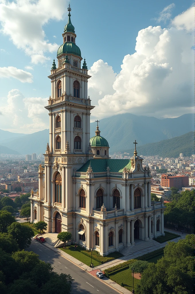 A dispute arose between the Bellas Artes Palace in Medellín and the Metropolitan Basilica in Medellín to create a building in an eclectic style.