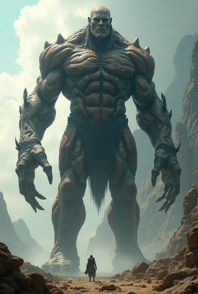 A half-human monster with 120,000 meters