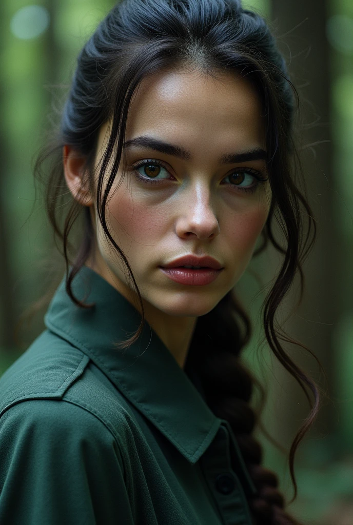 Take very realistic photos of the same woman in different locations.
