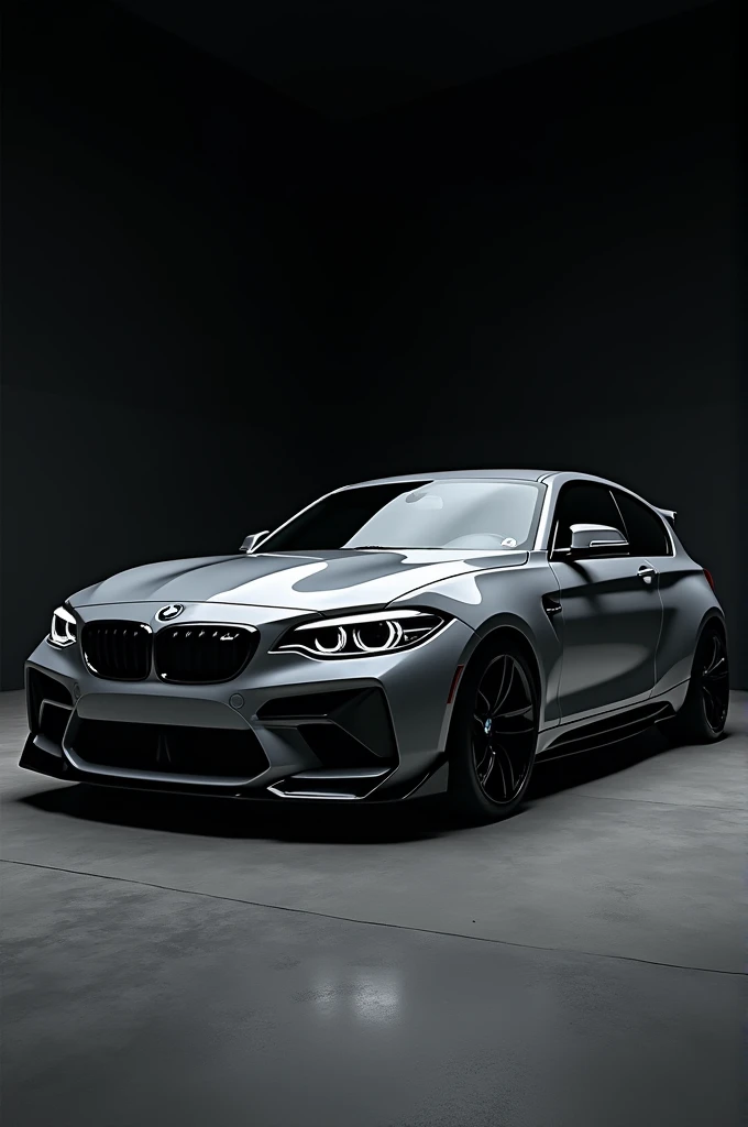 Create a BMW 1 in cool gray black pattern