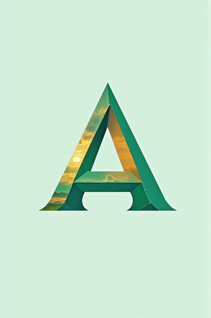 Create a logo for " Dornelles Representations" for industrial equipment sales,It needs to have the letter A, water green and golden