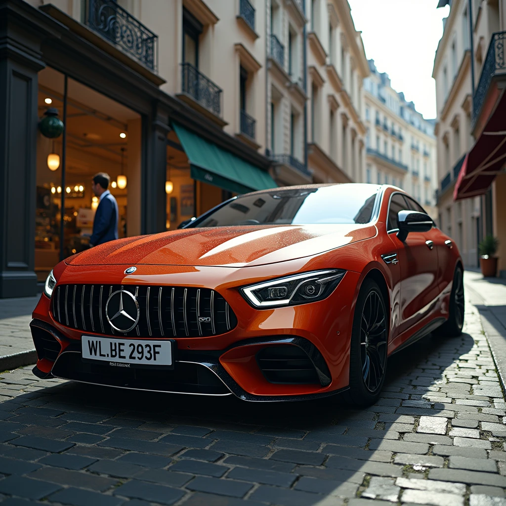 A luxury car