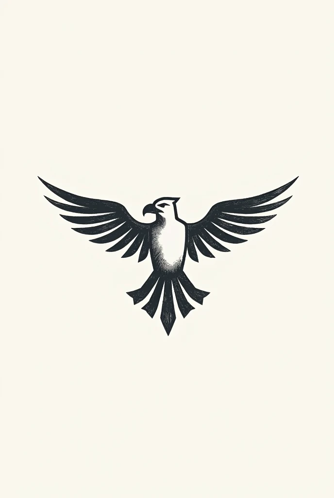 Create a logo for my sports clothing brand called Evolve Eagle. I'd like it to be in a drawing style and minimalist.