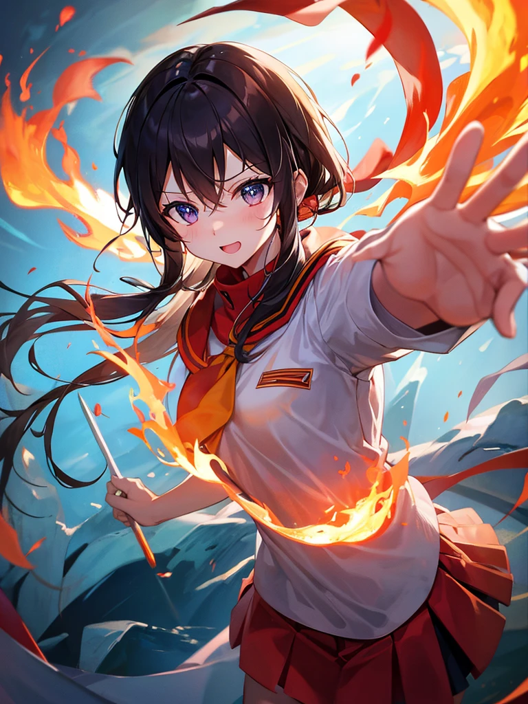 Background-only image、Burning Fire