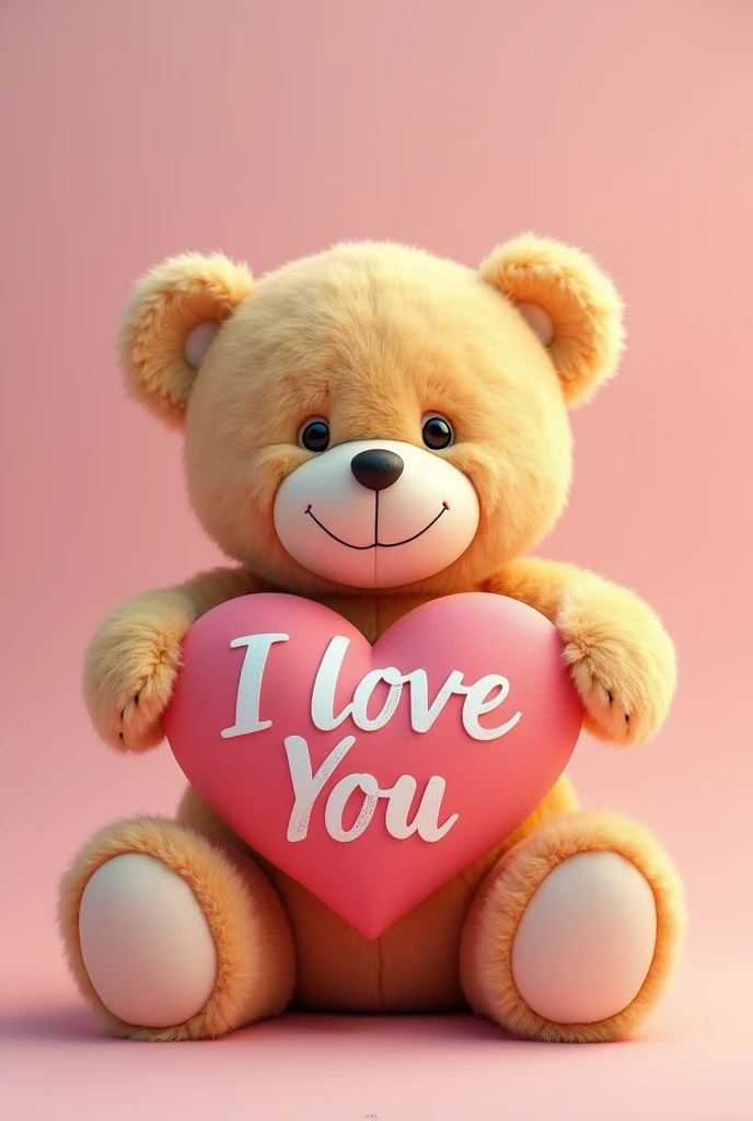 Teddy bear that says I love you meme