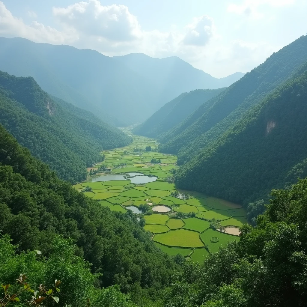 Maehongson landscape