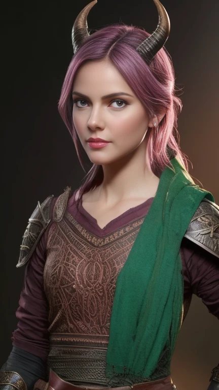 hdr, photoreal render, primitive, Detailed, Intricate details, (full bodyesbian:1.1), D&d character,
Female mage warrior, (blushed skin:1.3), boot,battle, Side Chest, Clean and nice face, Horns, Red eyes,
Craig Mullins, Clear forehead, disarm,
