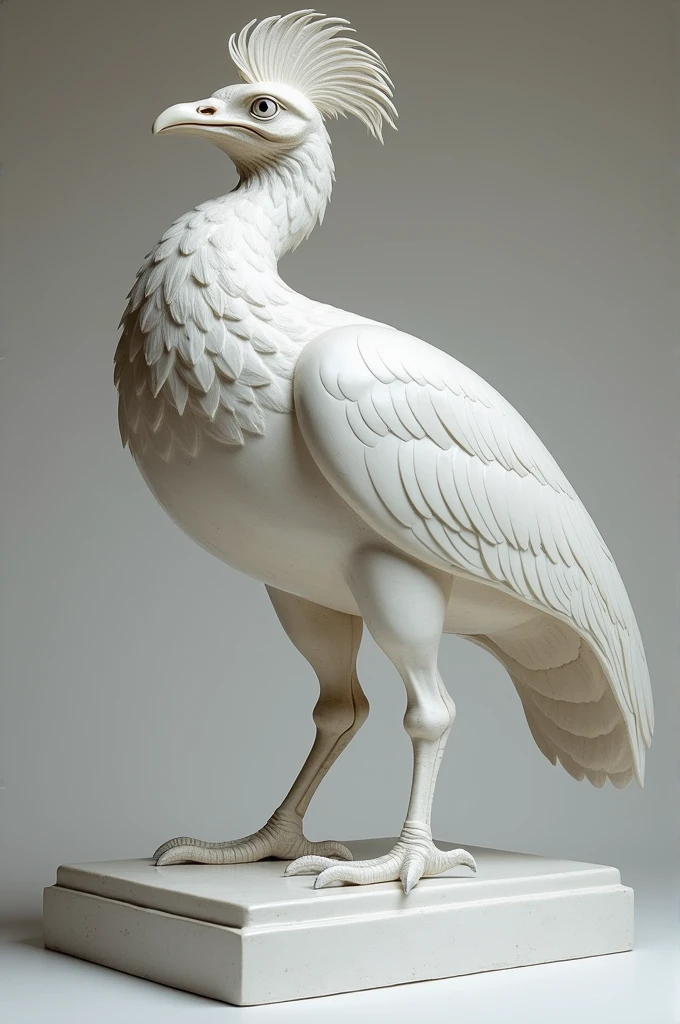 Great indian bustard marble statue