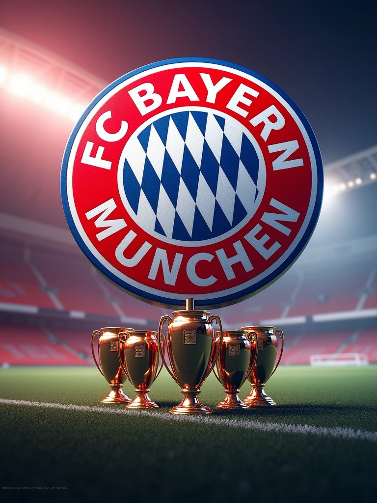 FC Bayern with six titles