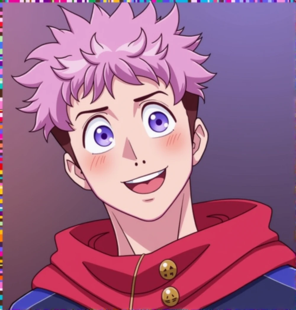 Create Twitch emotes for this character's emojis with various expressions