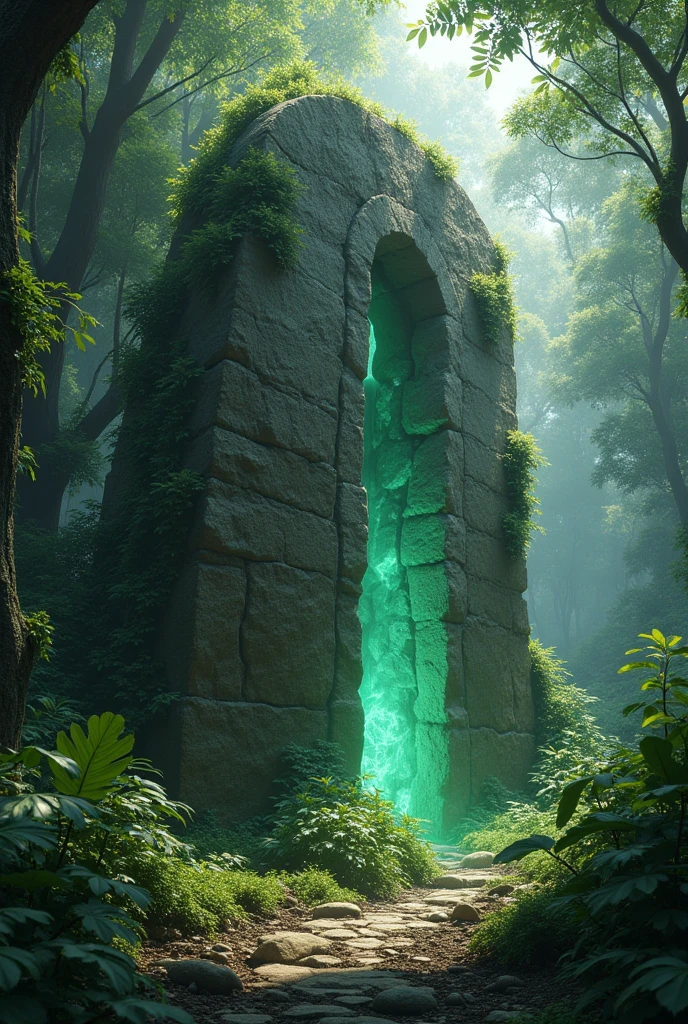 Purani big stone ke piche kuch chamak raha hai in jungle