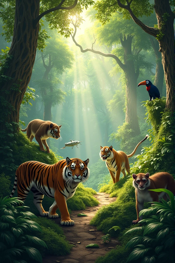 Sher jungle all animals