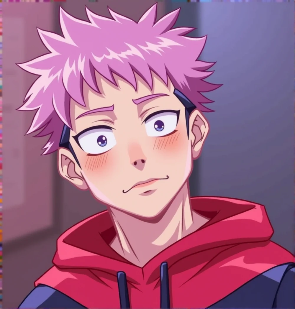 Create Twitch emotes for this character's emojis with various expressions 