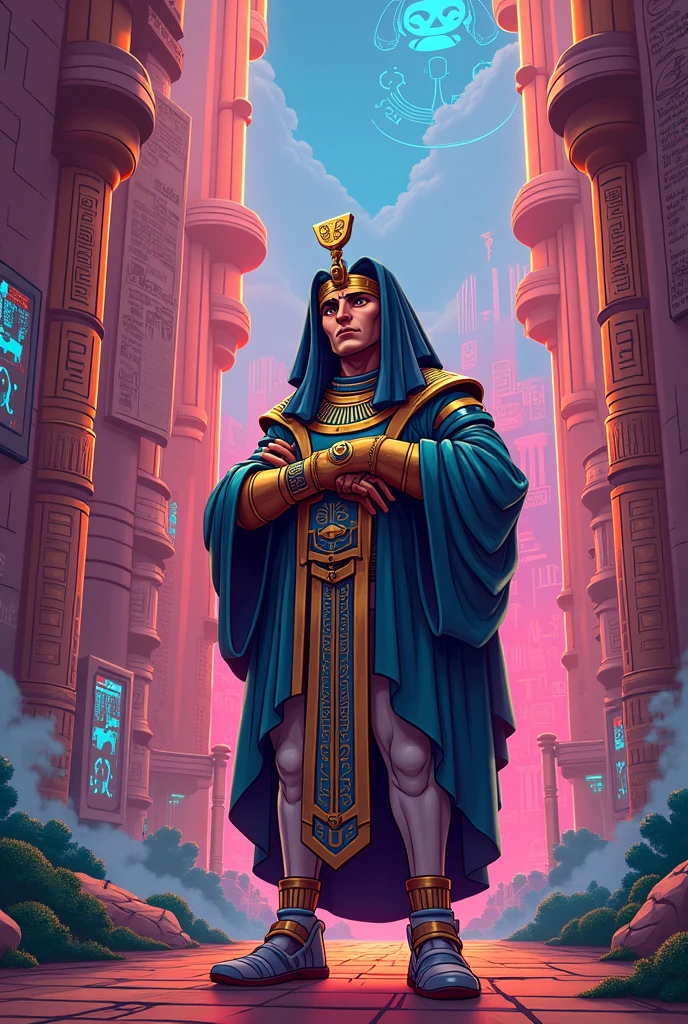 Pharaoh Technology cartoon