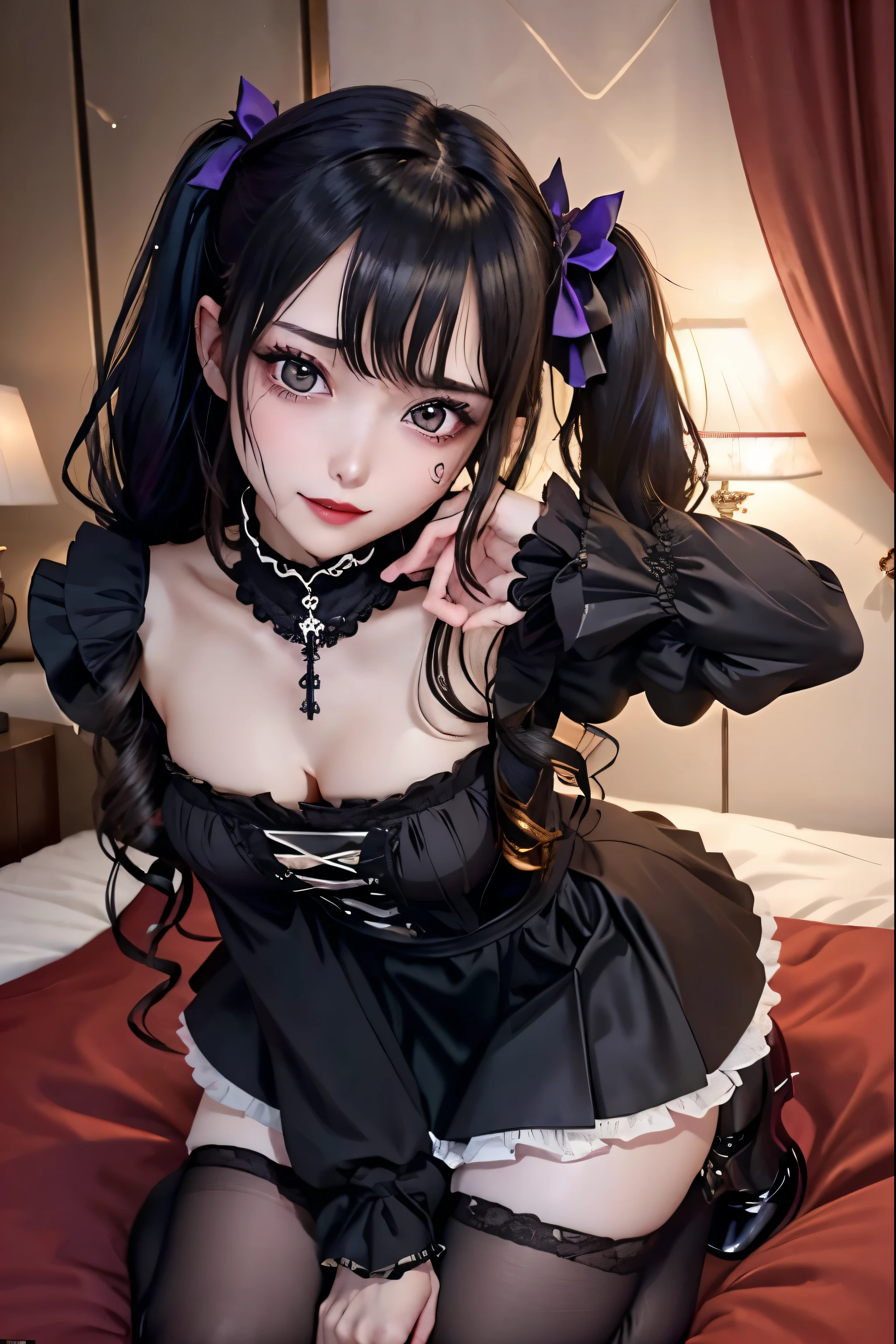 Hard Dark Gothic Makeup、Black dark eyeshadow、sad、Good skin radiance、Dark Gothicメイク、Dark smile、palace、The beauty of fragrance、24-years-old、Expressions of intense sexual pleasure、Embarrassed look、Dark Gothic、Highest quality、Expression of sexual pleasure without pain、Drunk face、Purple maid outfit、mysterious、noble、Loving smile、Twin tail hair、Right eye is blue、Left eye is red、Super tempting pose、Platform heel shoes、Heavy makeup、Gothic Clothing、Silver Hair、Long Hair Straight Hair、Cute Gothic Dresses、Beautiful Face、elegant face、Attractive face、Stained glass background、Chest glistening with sweat、The room is dark、goth long dress、Bell Sleeves、Wizard Sleeve、Decadent look、Sexually excited expression、Wet shiny thigh water、Thighs that are wet and shiny with oil、Background of a room full of roses、Sad look、Rose Maiden、The embroidery is pink、The dress has pink embroidery.、Thigh-high socks、Knee-high socks、Gentle expression、Dark black eyeshadow、Stained glass and rose background、Thighs are a little thin、Female Duo、Female couple、dark church background、Stained glass、Black metal world、Dark Castle、Dark Room、Slender body、gothic long dress、Victorian dress、Small breasts、With a glass of wine in your right hand、With a lantern in his left hand、The bed is covered with roses、Her thighs are shining with sweat、My body is wet and shiny、There is a lot of glitter on the thighs、I am sweating、My thighs are sticky with sweat.、My thighs are glistening with sweat、My whole body is sweaty and shiny、I sweated a lot.、My thighs are sweaty、My wet thighs are glistening with sweat.、There is a lot of sweat shining all over my body、Slender body、I rest my head on the pillow、Sleeping in bed、Beautiful legs、Outstretched legs、Lying in bed、Lying on your back in bed、On all fours、Knee Up、Kneel、Put your arms behind your back、Kneeling on the bed、Super beautiful straight hair、Straight hair to the ends、Straight Perm Hair、Show off your glamorous thighs、Sit on the bed、Ass on the bed、Sitting with legs wide apart、Thighs are a little glamorous、