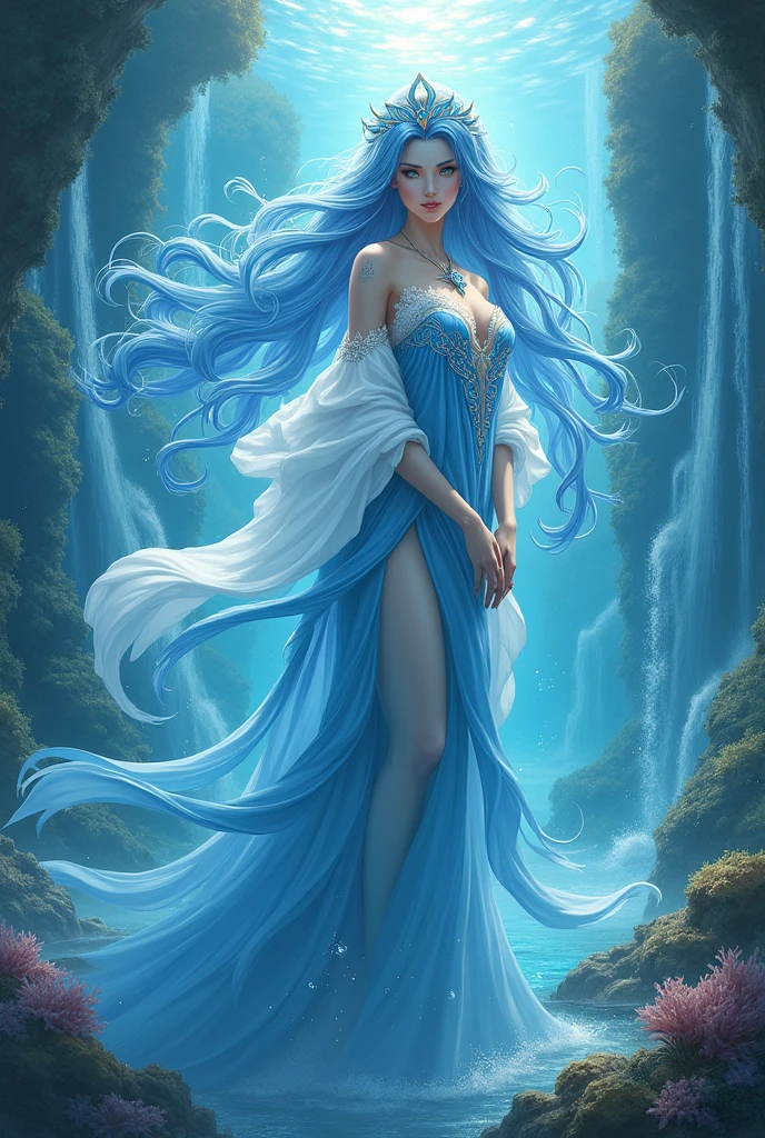 Water Princess, Genshin Impact bald impact style