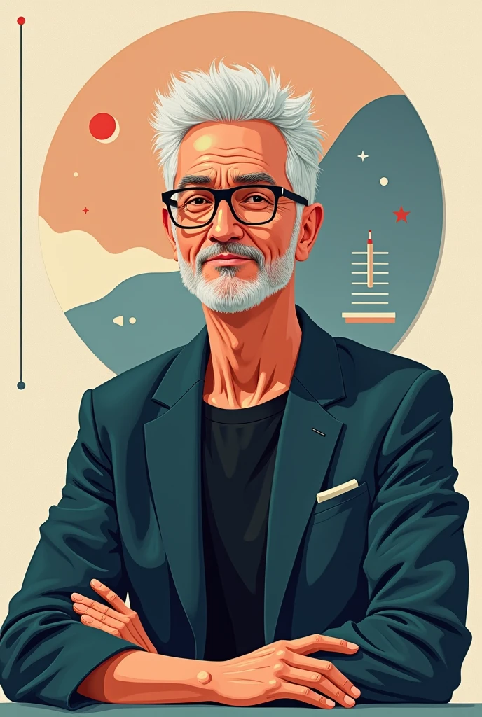 I am looking for a talented and senior graphic designer mentor! Please make a poster for me