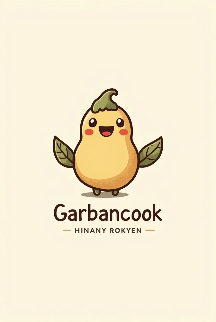 Logo for a chickpea business called Garbancook
