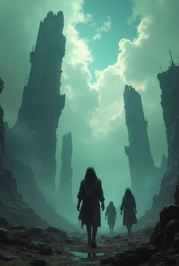 (Highest quality,4K,High resolution,masterpiece:1.2),Very detailed,The world after the Human Instrumentality Project