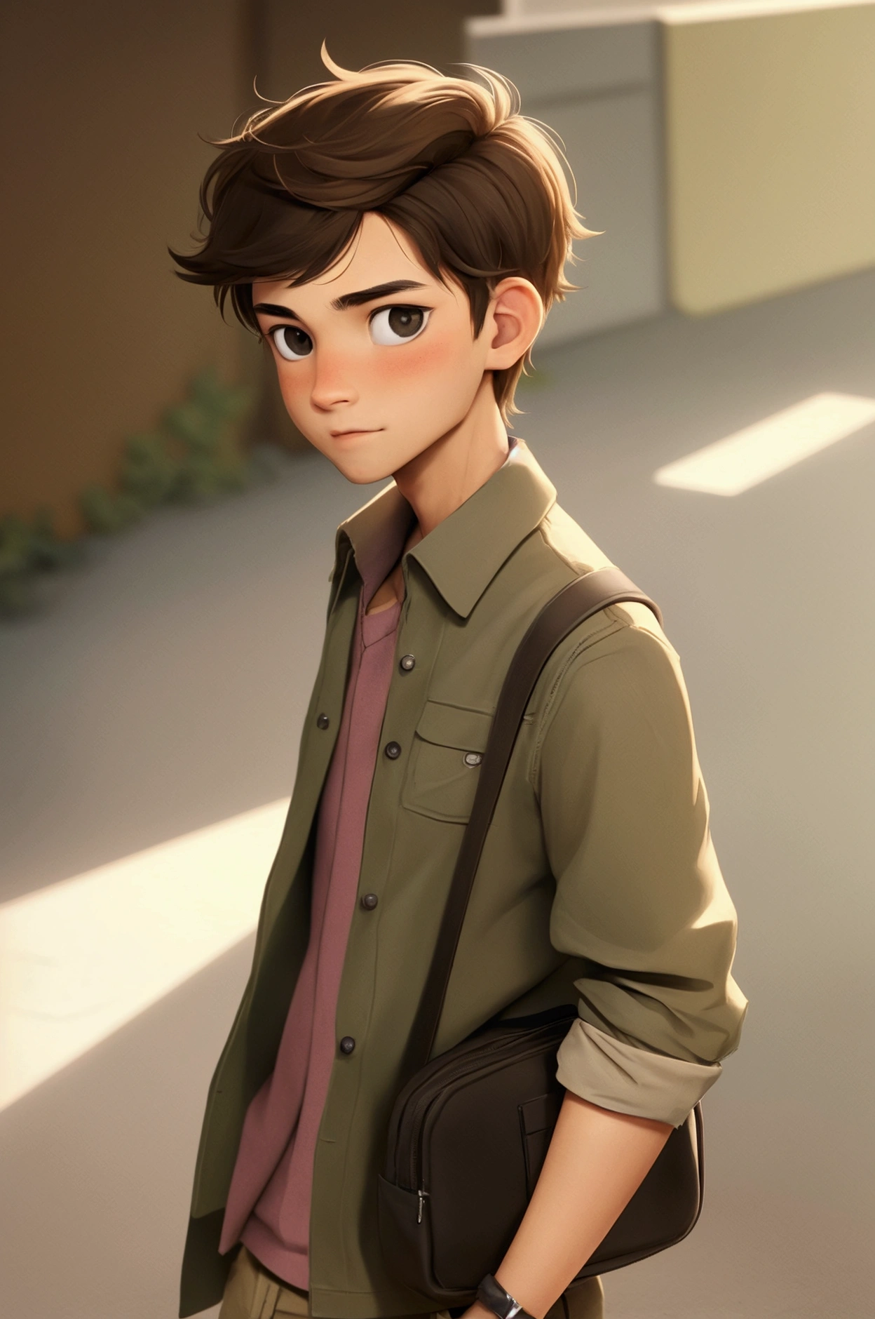 teenage boy with braces