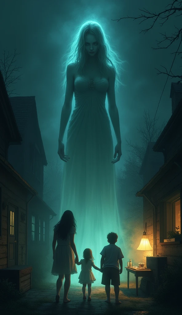Family tormented by lady spirit night