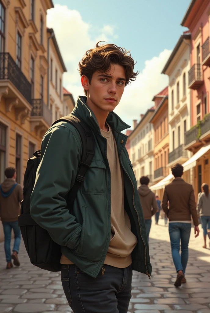 An Austrian guy.He gets into art school