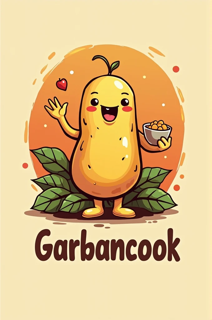 Logo for a chickpea business called Garbancook