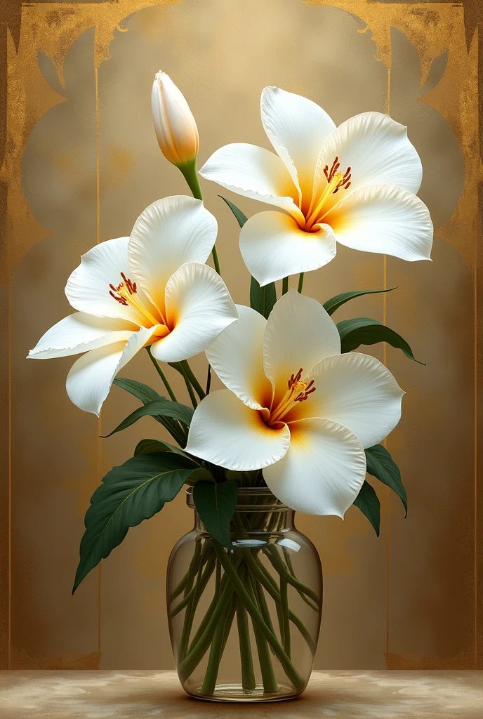 Prompts
Copiar prompts
há duas White bloomers que estão em um vaso, realistic flower oil painting, gold flowers, Golden flowers, white and gold, elegant flowers, gold and white, elegant digital painting, flowers and gold, elegant and graceful, graceful and elegant, elegant and refined painting, exquisite detail, elegant oil painting, White bloomers, stunningly beautiful, hyperrealistic art nouveau